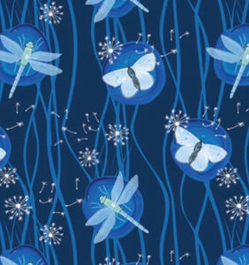 Make+Believe - Sarah Payne British Waterways Organic Cotton Dancing Insects 2938-07