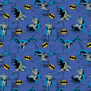 Craft Cotton Company - Batman Comics Blue