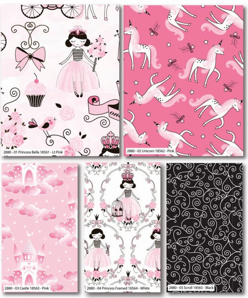 Princess Bella – 5 x Fat Quarter Bundle