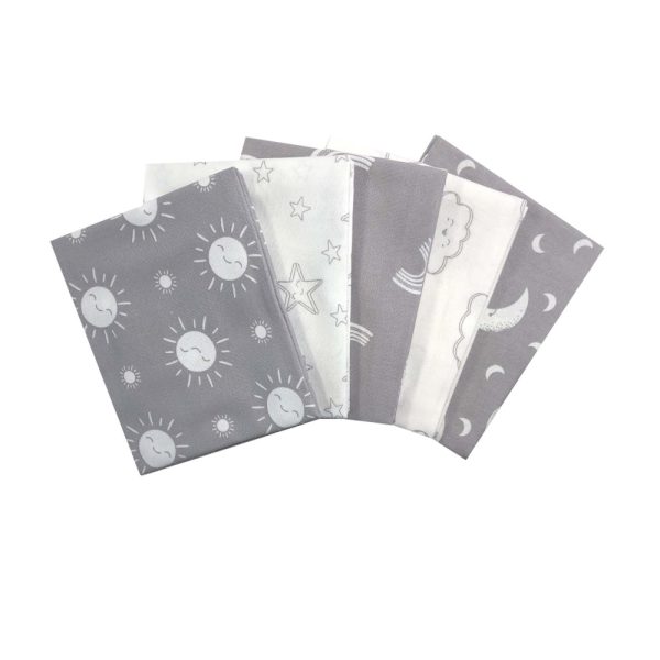 Fat Quarter bundle - The Sky Above - Grey