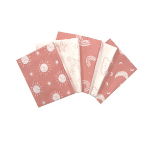 Fat Quarter bundle - The Sky Above - Blush Pink