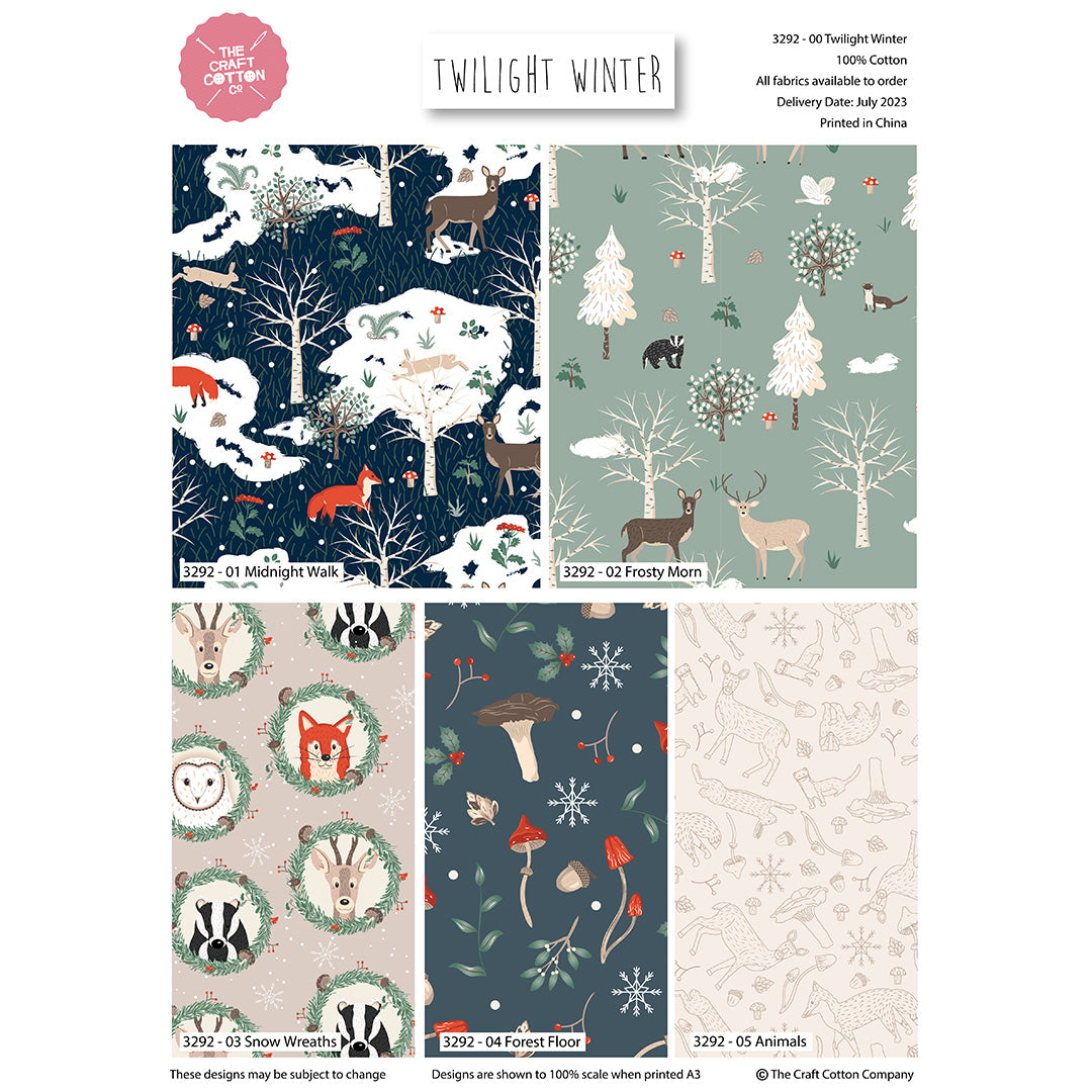 Fat Quarter bundle - Twilight Winter