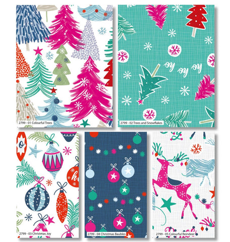 Christmas – 5 x Fat Quarter Bundle