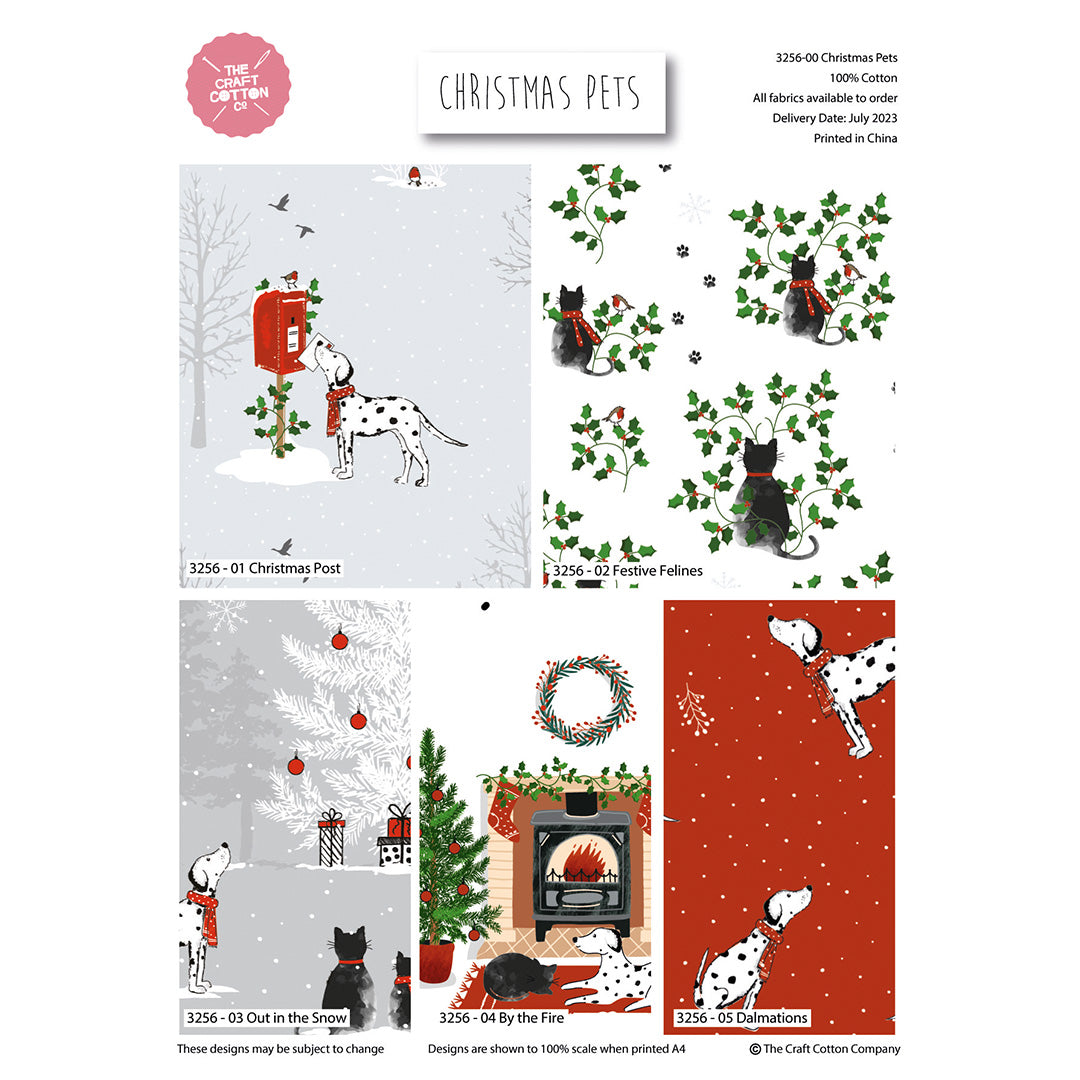 Fat Quarter bundle - Christmas Pets