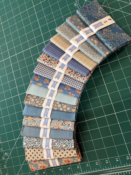 Tilda - Creating Memories Summer Blues fat quarter bundle 16 fqs *special offer*