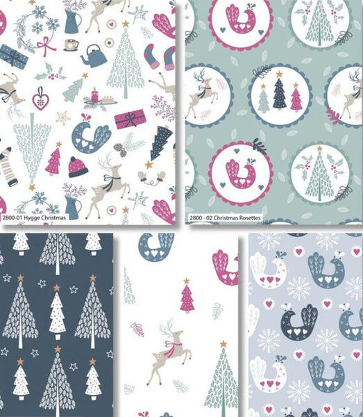 Hygge Christmas – 5 x Fat Quarter Bundle