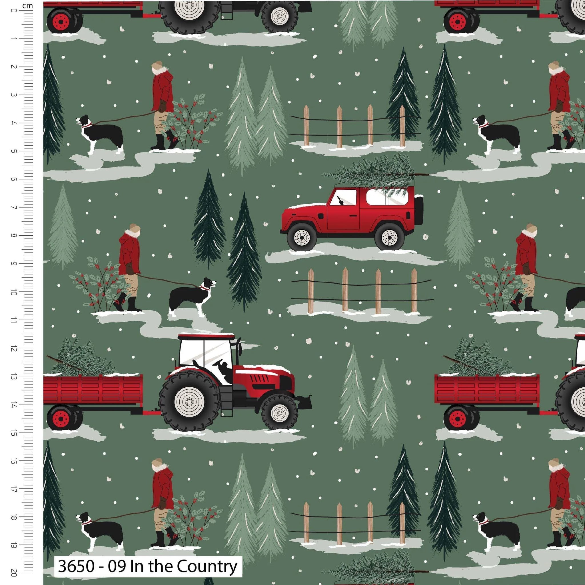 Craft cotton company – Christmas in the country by Victoria Louise Designs – Cotton Prints (3650) 09 in the country