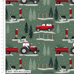 Craft cotton company – Christmas in the country by Victoria Louise Designs – Cotton Prints (3650) 09 in the country