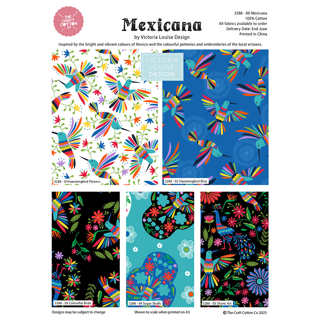 Fat Quarter bundle - Mexicana by Victoria Louise Design