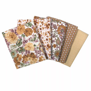 Fat Quarter bundle - Floral Mustard