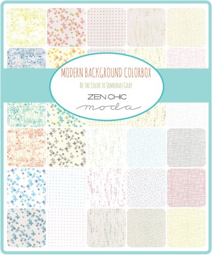 Moda Modern Background - Colourbox by Zen Chic Charm Pack